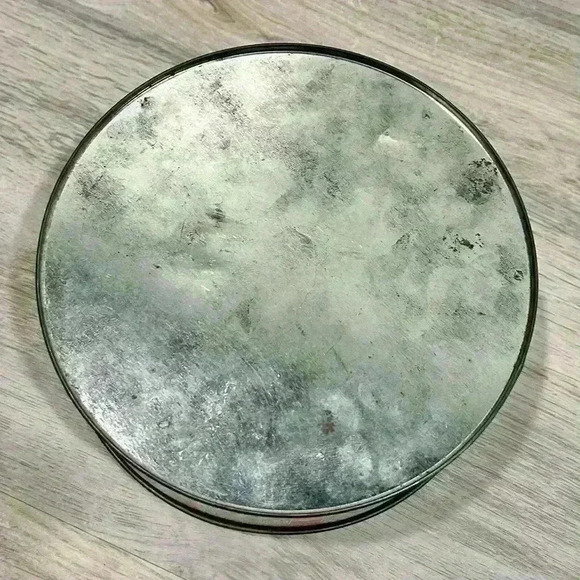 Vintage Eagle Nuts Baseball Ballpark Style Peanuts Themed 7" Aluminum Tin W Lid - Picture 4 of 8